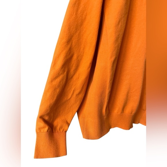 Men’s Callaway Cotton Blend Golf Sweater Orange Size XL - Picture 2 of 5